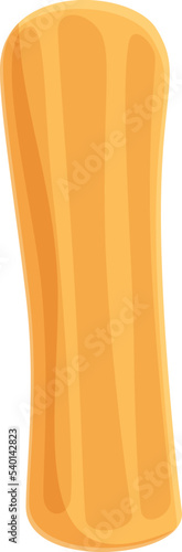 Pastry churro icon cartoon vector. Spanish food. Spain dessert