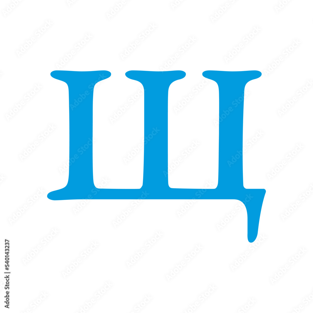 Cyrillic Alphabet, Russian Letter design vector illustration. Cyrillic Alphabet, Russian Letter design vector illustration.