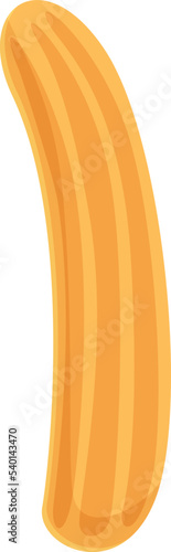 Delicious churro icon cartoon vector. Spanish food. Mexican spain