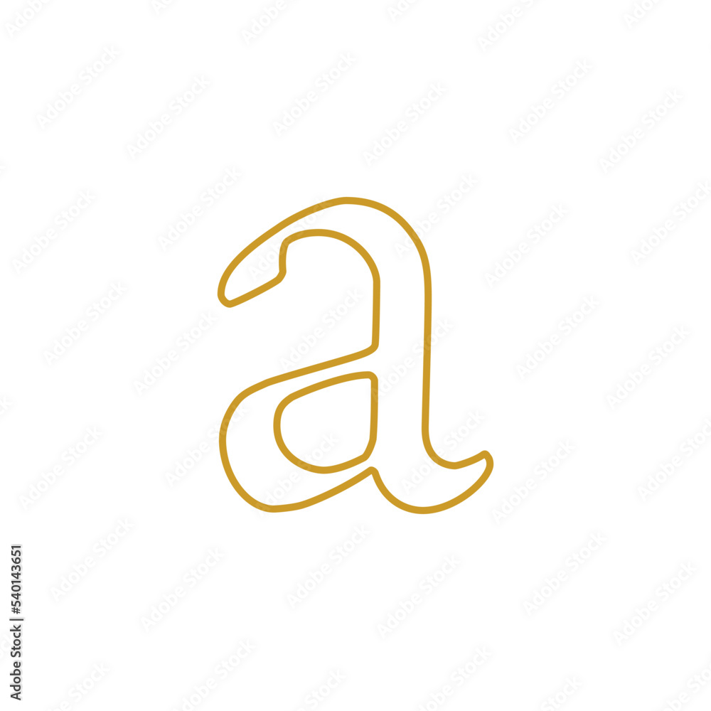 Obraz premium Cyrillic Alphabet, Russian Letter design vector illustration.