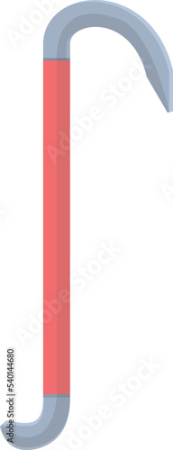 Burglar crowbar icon cartoon vector. Hand work. Crime claw
