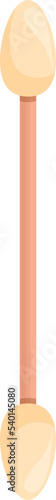 Sterile swab icon cartoon vector. Cotton stick. Eco pick