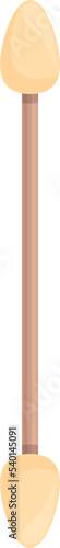Organic swab icon cartoon vector. Eco pick. Bamboo care