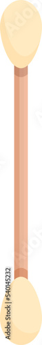 Healthy swab icon cartoon vector. Cotton stick. Wooden care