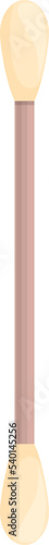 Wool stick icon cartoon vector. Cotton swab. Eco pick