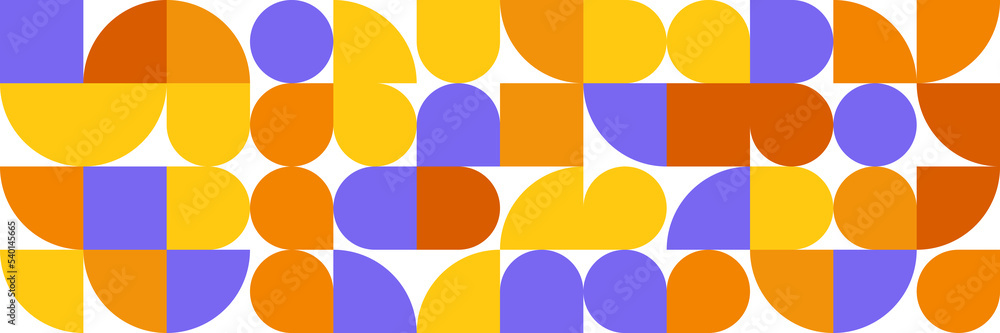 Flat mosaic pattern design banner background Flat mosaic pattern design banner background