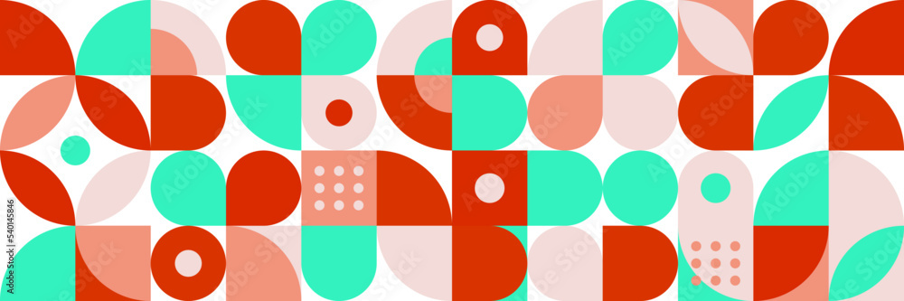 Flat mosaic pattern design banner background Flat mosaic pattern design banner background