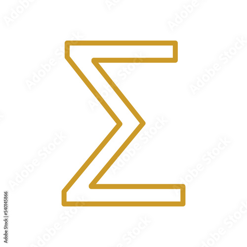 Greek Alphabet design vector illustration.