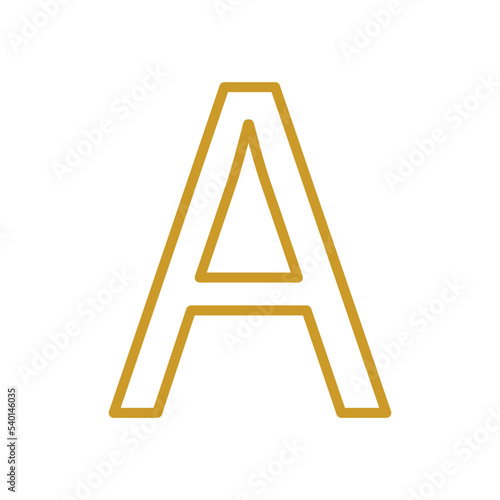 Greek Alphabet design vector illustration.