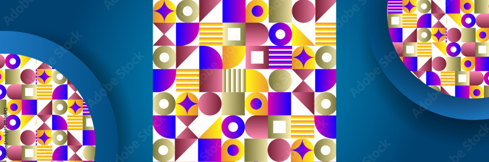 flat mosaic background flat mosaic background