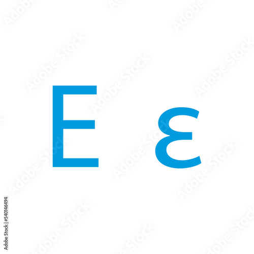 Greek Alphabet design vector illustration.