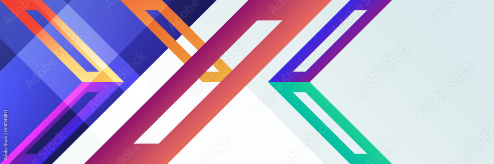 Flat mosaic banner background with geometric shapes Flat mosaic banner background with geometric shapes