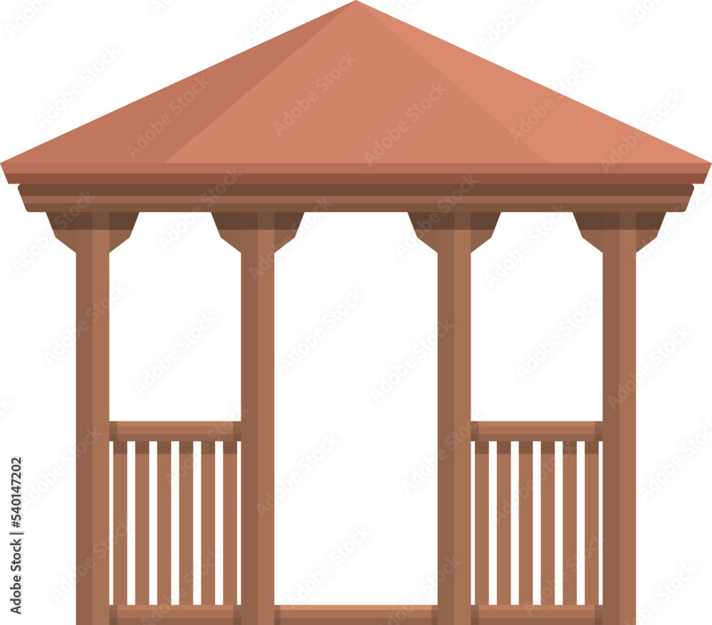 Bower pergola icon cartoon vector. Wedding house. Park architecture Bower pergola icon cartoon vector. Wedding house. Park architecture