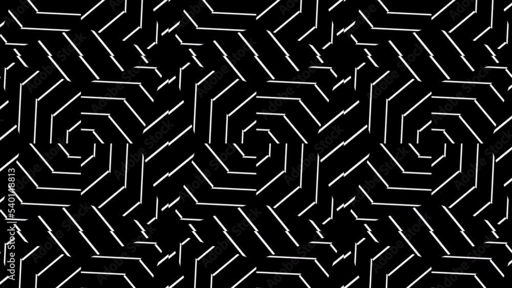 Black and white abstract background.Seamless loop video. Black and white abstract background.Seamless loop video.