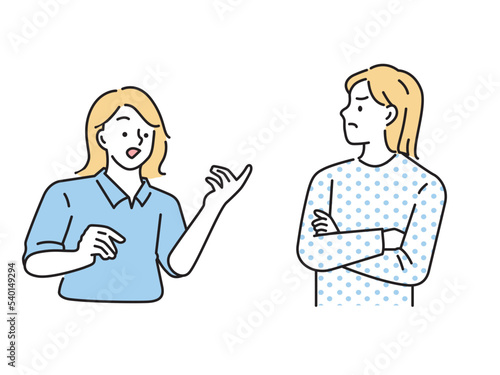 弁解する人と怒る人(喧嘩、言い争い、不満、ムカつく) a person who makes excuses and a personally angry.Fights, arguments, complaints, and annoyances.