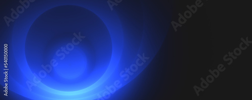 blue shining smooth circle abstract background
