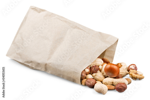 Bag of mixed nuts photo
