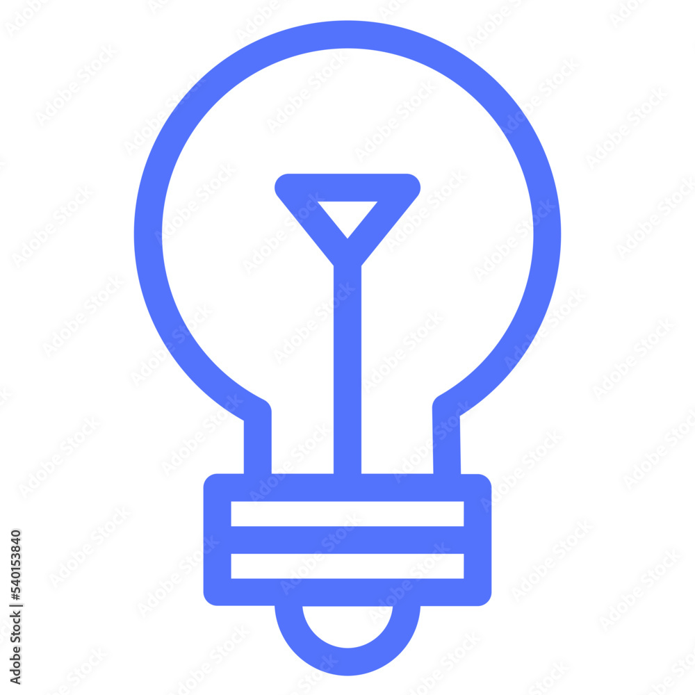 bulb idea lamp startup line icon bulb idea lamp startup line icon