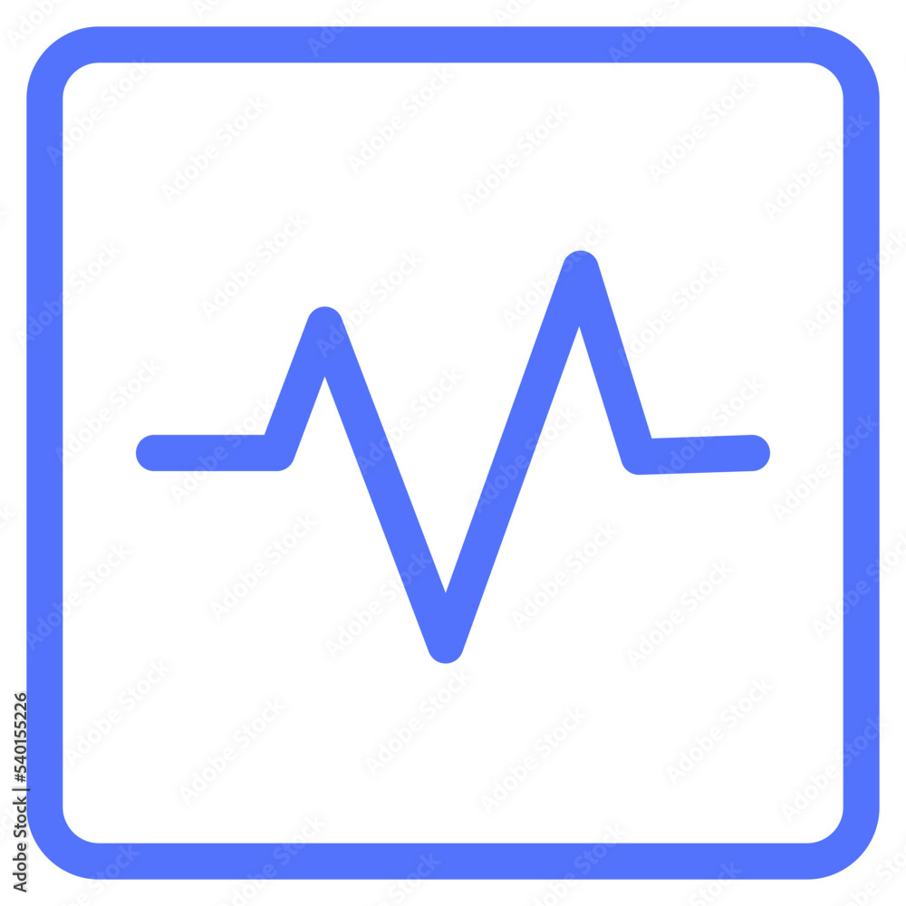 cardiac pulsation pulsation pulse rythm line icon cardiac pulsation pulsation pulse rythm line icon
