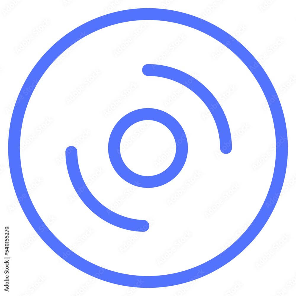 Fototapeta premium cd disc dvd library music line icon