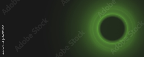 green smooth circle hole background