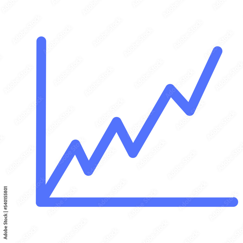 statistics finance invest line icon statistics finance invest line icon