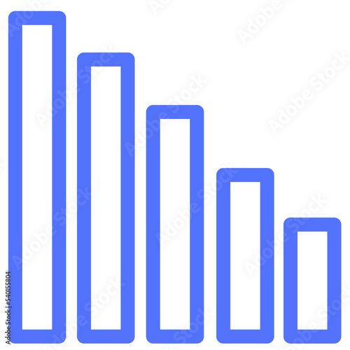 chart gsm gsm network histogram network line icon