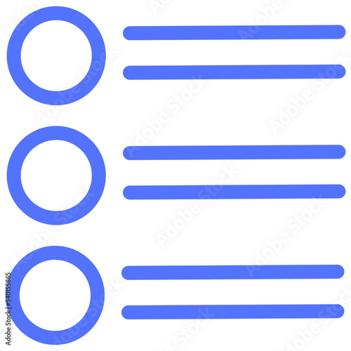 checklist poll todo list survey line icon