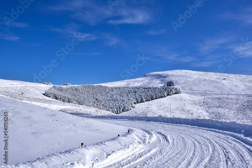 冬のビーナスライン　長野・蓼科