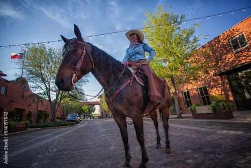 Slika na platnu Fort Worth Cowgirl