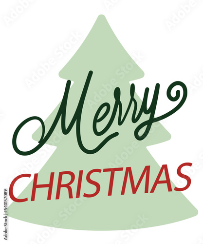 merry christmas lettering