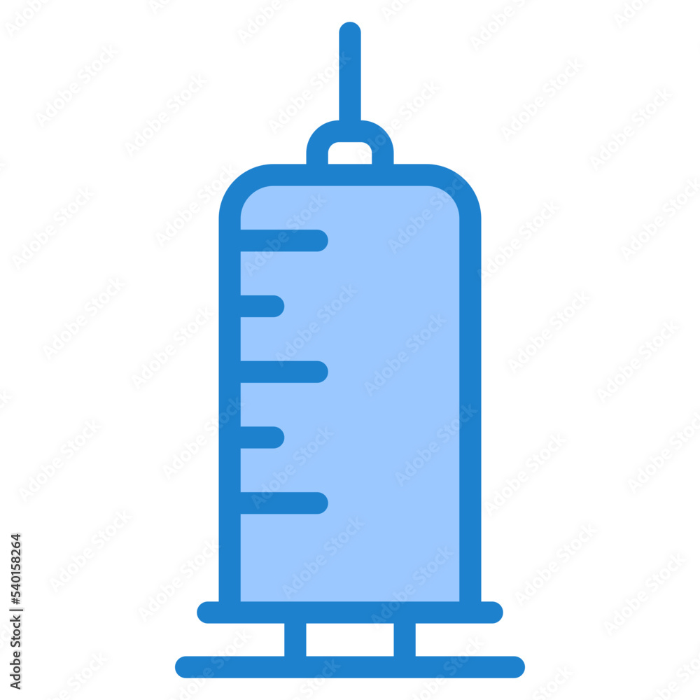 Syringe blue style icon Syringe blue style icon