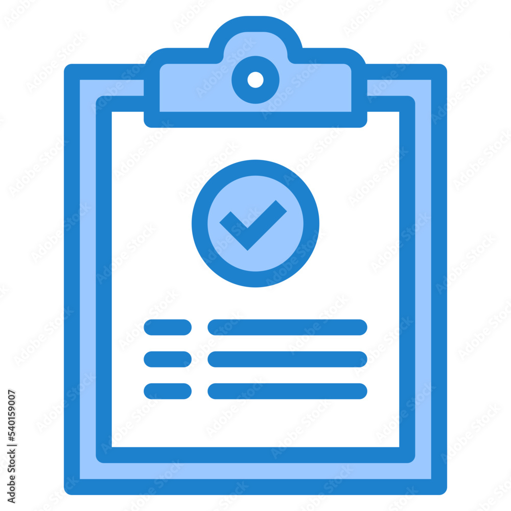 Medical result blue style icon Medical result blue style icon