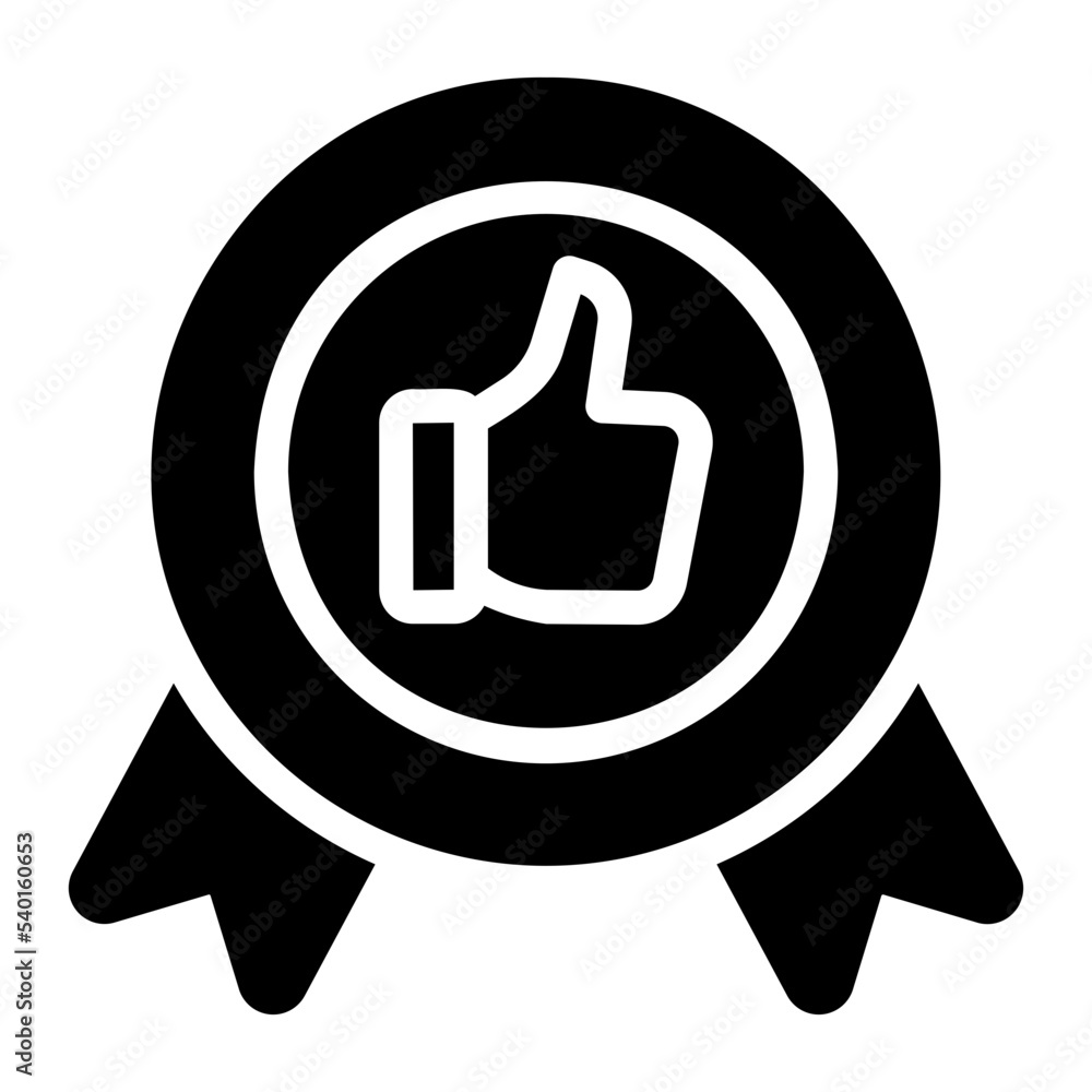 Obraz premium best seller glyph icon