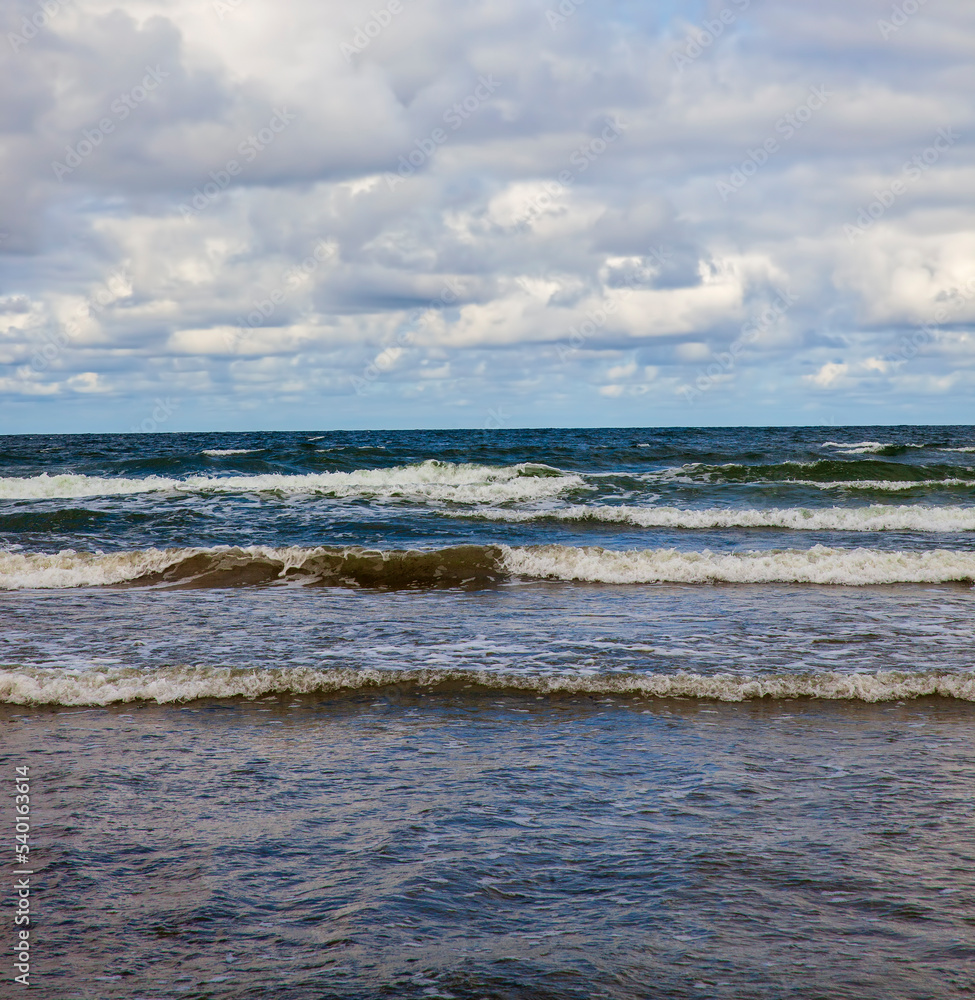 Seascape in summer on the Baltic Sea