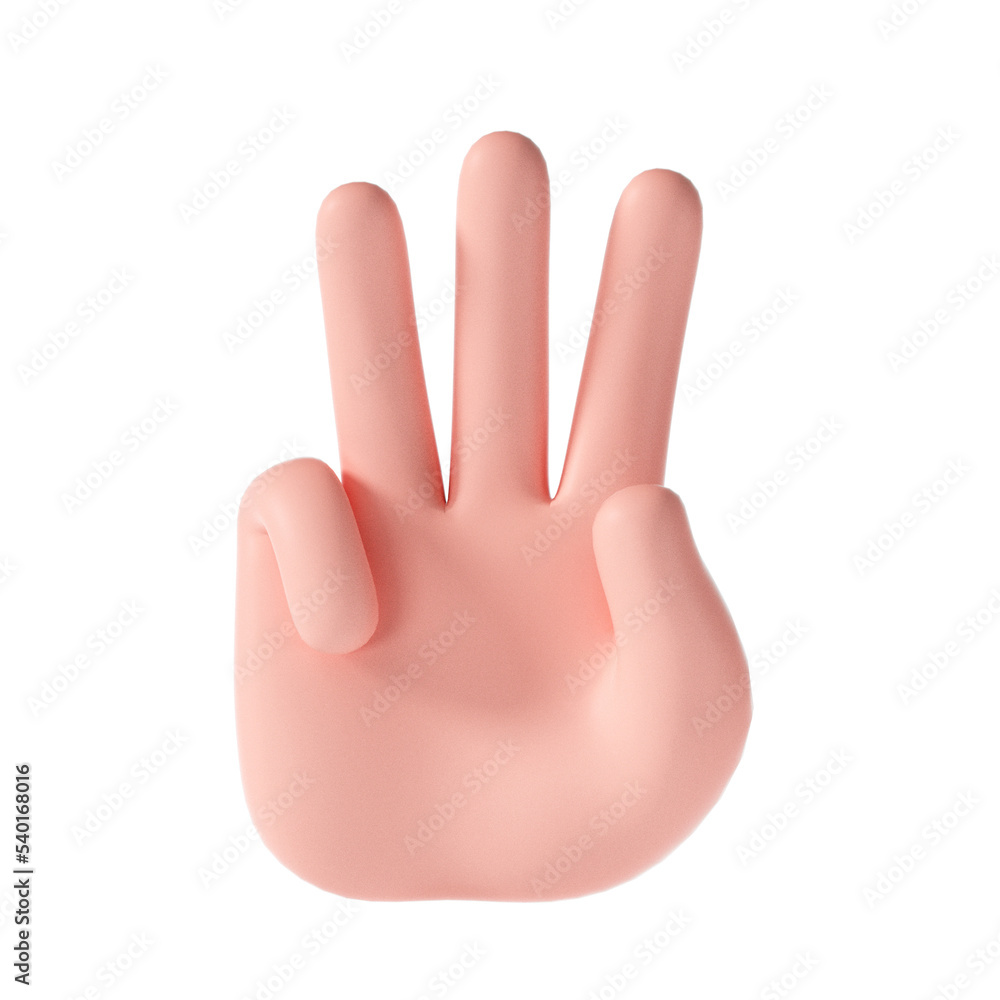Three finger gesture Hand Gestures icon Three finger gesture Hand Gestures icon