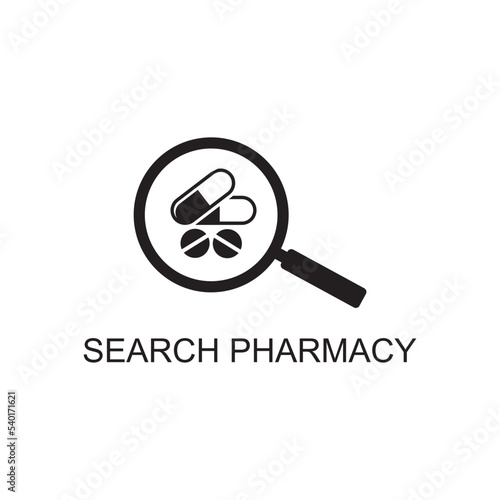 search pharmacy icon , medical icon