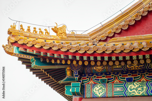 Photography The eaves of the Forbidden City