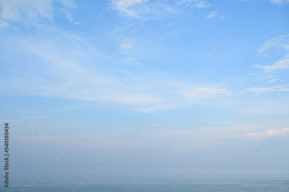 blue sky background, natural landscape