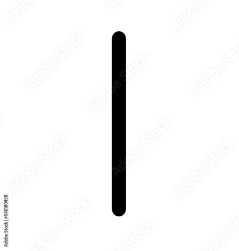 Vertical line icon 