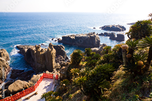 Udo shrine is a Shinto shrine in Nichinan, Miyazaki prefecture, Kyushu, Japan.