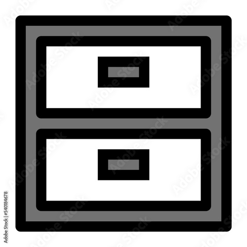 Chest of Drawers Vector Icon
