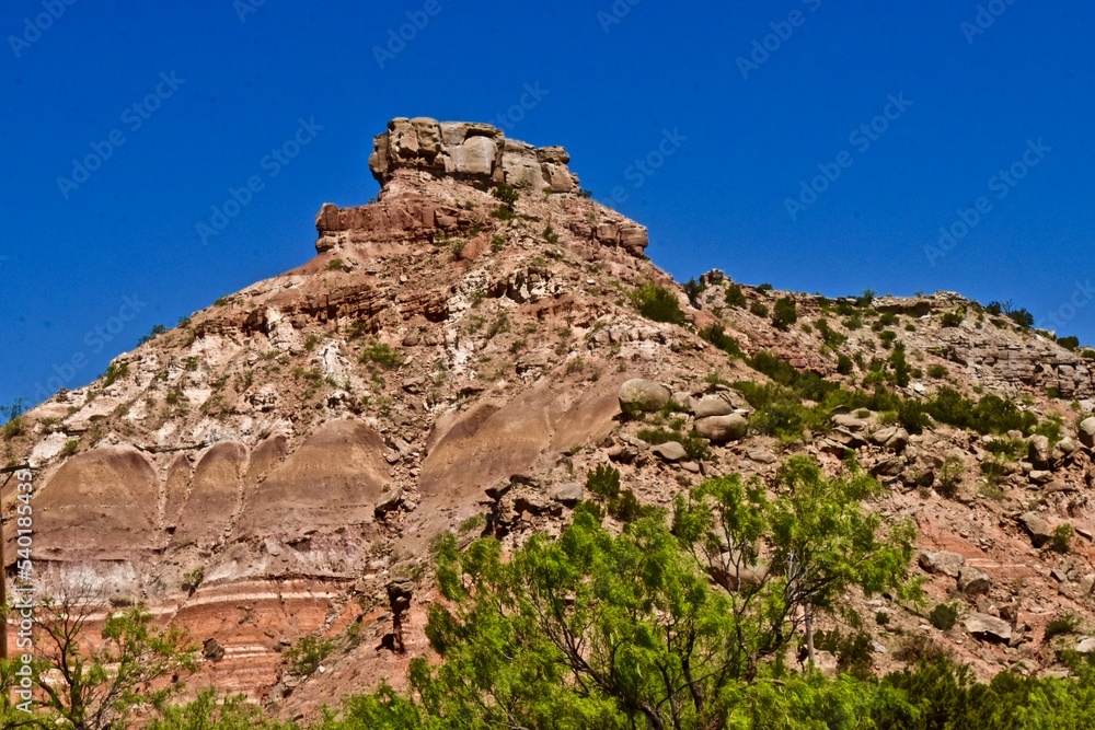 Palo Duro Canyon State Park, Canyon, Texas in the Panhandle near Amarillo, Summer of 2022.
