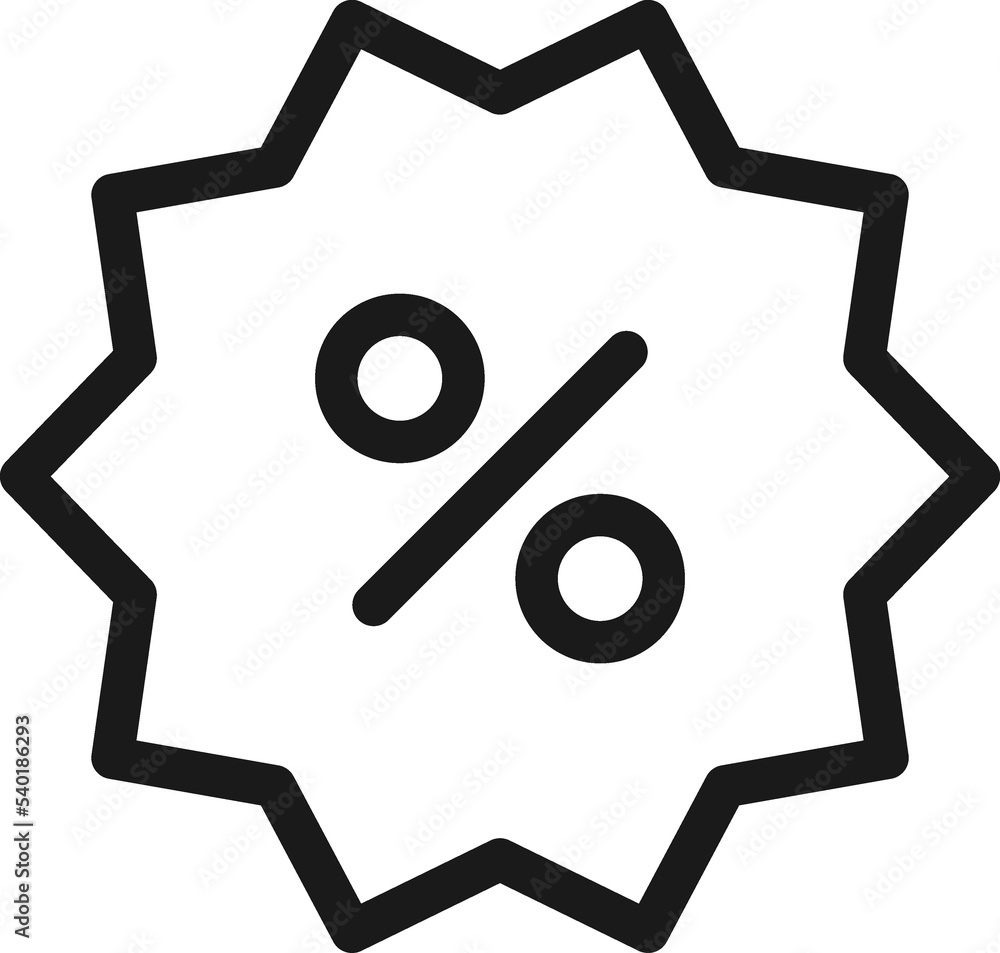 Sale Label outline Icon Sale Label outline Icon