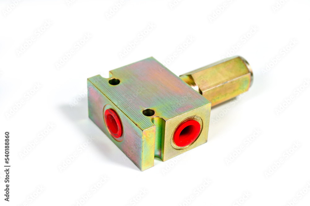 Overpressure valve used in agricultural and other machinery. Overpressure valve used in agricultural and other machinery.