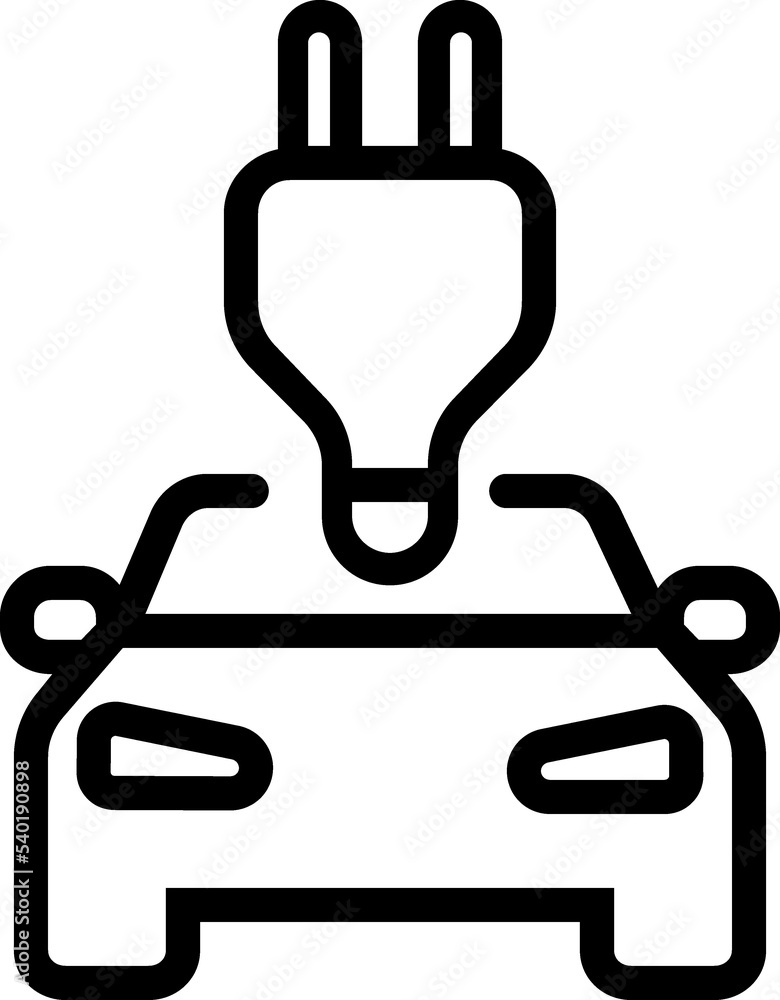 Electric car charge icon. Eco friendly electro auto Electric car charge icon. Eco friendly electro auto