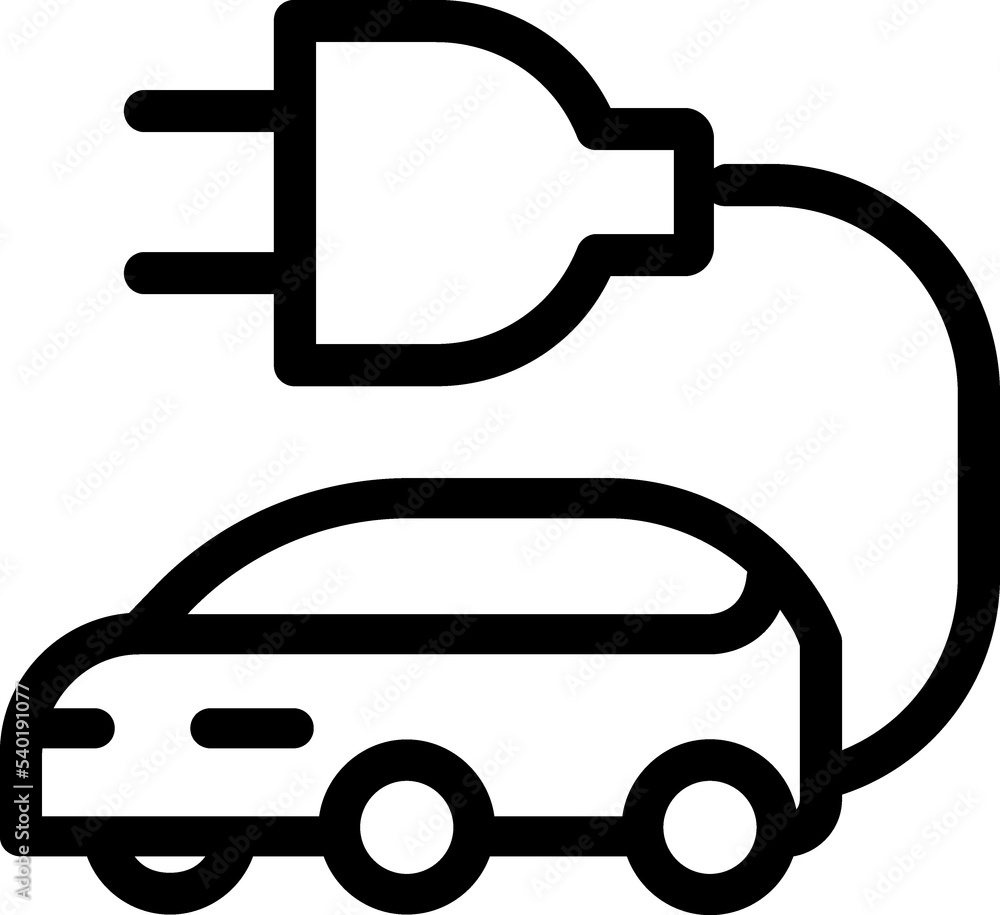 Electric car charge icon. Eco friendly electro auto Electric car charge icon. Eco friendly electro auto