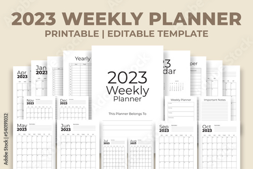 2023 Weekly Planner