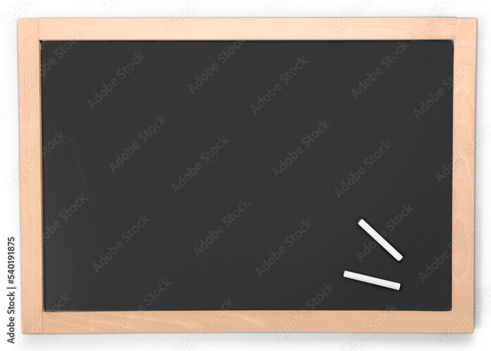 Blank chalkboard with space for a text message Blank chalkboard with space for a text message