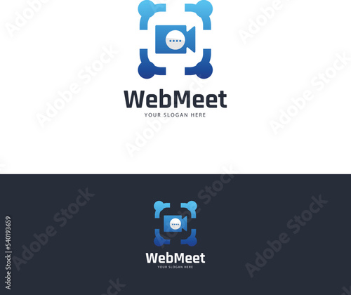 Webmeeting logo design